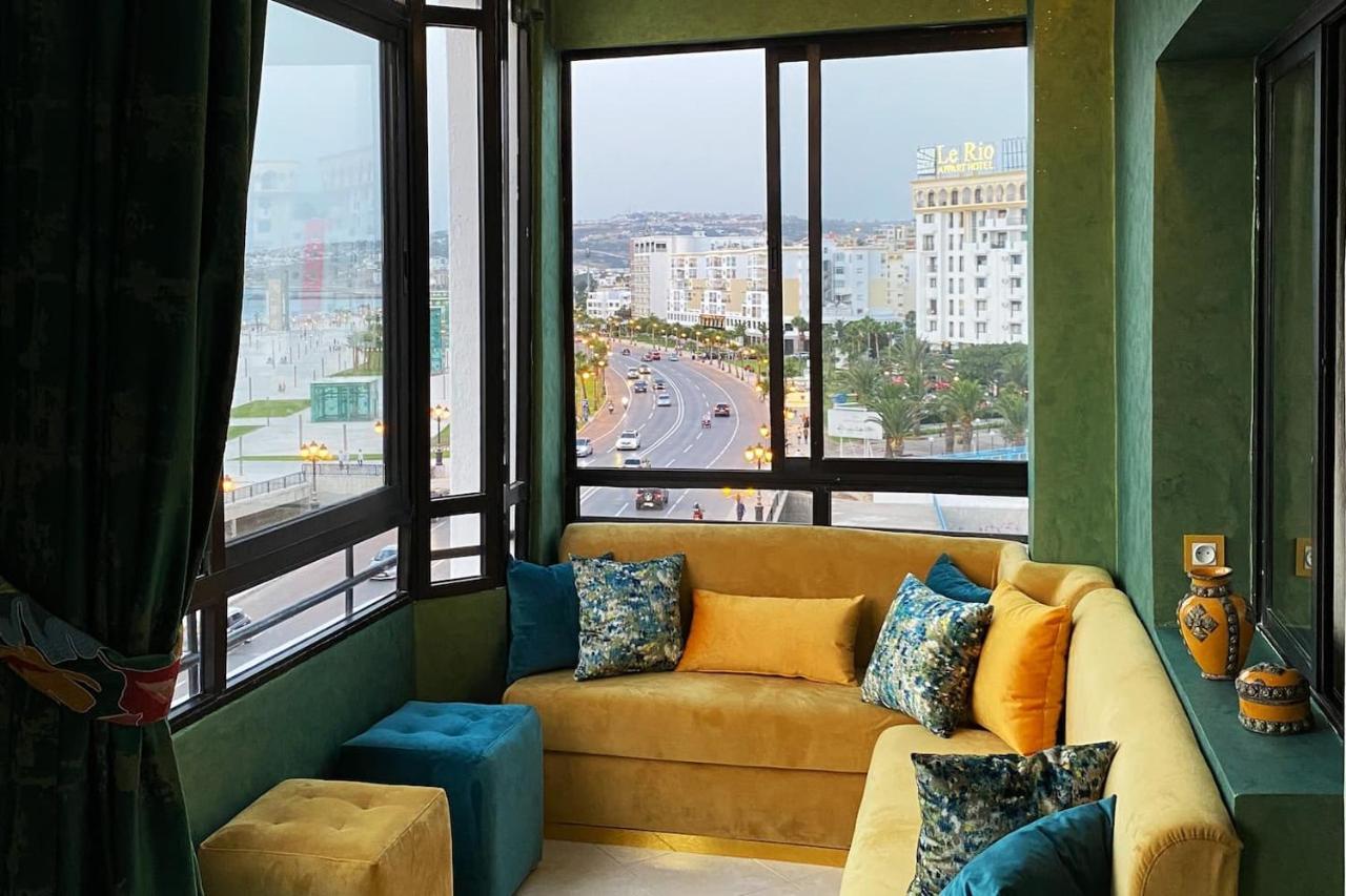 Appartement Al Boughaze Vue Sur Mer Tánger Exterior foto